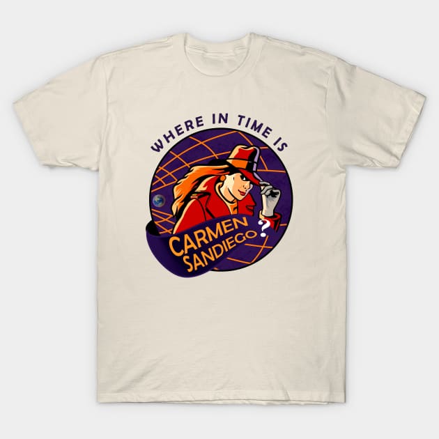 Where in time is Carmen Sandiego T-Shirt by OniSide